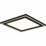 LED Plafondlamp - Plafondverlichting - Trion Coman - 24.5W - Warm Wit 3000K - Vierkant - Mat Zwart - Kunststof 2