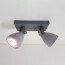 LED Plafondlamp - Plafondverlichting - Trion Conry - GU10 Fitting - 2-lichts - Rechthoek - Mat Grijs Beton Look - Aluminium 2