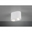 LED Plafondlamp - Plafondverlichting - Trion Cosmin - GU10 Fitting - 2-lichts - Rechthoek - Mat Wit - Aluminium 3
