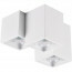 LED Plafondlamp - Plafondverlichting - Trion Ferry - GU10 Fitting - 3-lichts - Rechthoek - Mat Wit - Aluminium 2