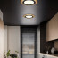 LED Plafondlamp - Plafondverlichting - Trion Groan - 42W - Aanpasbare Kleur - Afstandsbediening - Dimbaar - Rond - Zwart Goud - Metaal 2