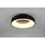 LED Plafondlamp - Plafondverlichting - Trion Gurano - 27W - Warm Wit 3000K - Rond - Mat Zwart - Aluminium 3