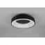 LED Plafondlamp - Plafondverlichting - Trion Gurano - 27W - Warm Wit 3000K - Rond - Mat Zwart - Aluminium 4