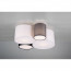 LED Plafondlamp - Plafondverlichting - Trion Hotia - E27 Fitting - 4-lichts - Rond - Mat Meerkleurig - Aluminium 3