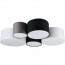 LED Plafondlamp - Plafondverlichting - Trion Hotia - E27 Fitting - 5-lichts - Rond - Mat Meerkleurig - Aluminium 2