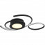 LED Plafondlamp - Plafondverlichting - Trion Jivino - 36W - Aanpasbare Kleur - Dimbaar - Rond - Mat Zwart - Aluminium 3