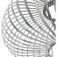 LED Plafondlamp - Plafondverlichting - Trion Johy - E27 Fitting - Rond - Industrieel Mat Zilver Aluminium 2