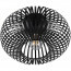 LED Plafondlamp - Plafondverlichting - Trion Johy - E27 Fitting - Rond - Industrieel - Mat Zwart - Aluminium - 30cm 4