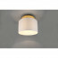 LED Plafondlamp - Plafondverlichting - Trion Kiblon - E27 Fitting - Rond - Mat Bruin - Hout 3