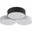 LED Plafondlamp - Plafondverlichting - Trion Lanago - 38W - Warm Wit 3000K - Dimbaar - Rond - Mat Wit met Wit/Zwart/Grijs - Aluminium 5