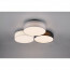 LED Plafondlamp - Plafondverlichting - Trion Lanago - 38W - Warm Wit 3000K - Dimbaar - Rond - Mat Wit met Wit/Zwart/Grijs - Aluminium 9