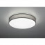 LED Plafondlamp - Plafondverlichting - Trion Lanago - 40W - Aanpasbare Kleur - Rond - Mat Grijs - Textiel 4