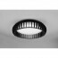LED Plafondlamp - Plafondverlichting - Trion Manto XL - 38W - Aanpasbare Kleur - Dimbaar - Rond - Mat Zwart - Kunststof 11