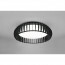 LED Plafondlamp - Plafondverlichting - Trion Manto XL - 38W - Aanpasbare Kleur - Dimbaar - Rond - Mat Zwart - Kunststof 8