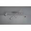 LED Plafondlamp - Plafondverlichting - Trion Mary - GU10 Fitting - 5-lichts - Rechthoek - Mat Nikkel - Aluminium 6