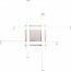 LED Plafondlamp - Plafondverlichting - Trion Ritonu - 20W - Natuurlijk Wit 4000K - Dimbaar - Vierkant - Mat Nikkel - Aluminium 2
