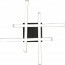 LED Plafondlamp - Plafondverlichting - Trion Ritonu - 20W - Natuurlijk Wit 4000K - Dimbaar - Vierkant - Mat Zwart - Aluminium 2