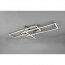 LED Plafondlamp - Plafondverlichting - Trion Salana - 34W - Warm Wit 3000K - Rechthoek - Mat Nikkel - Aluminium 3