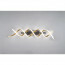 LED Plafondlamp - Plafondverlichting - Trion Sarina - 41W - Aanpasbare Kleur - Dimbaar - Rechthoek - Mat Goud - Aluminium 9