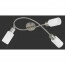 LED Plafondlamp - Plafondverlichting - Trion Smast - E14 Fitting - 3-lichts - Rechthoek - Mat Nikkel - Aluminium 2