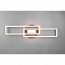 LED Plafondlamp - Plafondverlichting - Trion Tiger - 30W - Aanpasbare Kleur - Afstandsbediening - Dimbaar - Rechthoek - Mat Goud - Aluminium 9