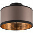 LED Plafondlamp - Plafondverlichting - Trion Vamos - E14 Fitting - 2-lichts - Rond - Mat Zwart - Metaal 1