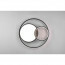 LED Plafondlamp - Plafondverlichting - Trion Viltor - 28W - Aanpasbare Kleur - Dimbaar - Rond - Mat Zwart - Aluminium 12