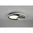LED Plafondlamp - Plafondverlichting - Trion Viltor - 28W - Aanpasbare Kleur - Dimbaar - Rond - Mat Zwart - Aluminium 8