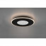 LED Plafondlamp - Plafondverlichting - Trion Virsa - 44W - Aanpasbare Kleur - Dimbaar - Afstandsbediening - Rond - Mat Zwart - Aluminium 13