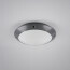 LED Plafondlamp - Trion Camiro - Opbouw Rond - Waterdicht IP54 - E27 Fitting - Mat Zwart - Kunststof 2