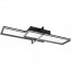 LED Plafondlamp - Trion Carlos - 34W - Warm Wit 3000K - Dimbaar - Vierkant - Mat Antraciet - Aluminium 10