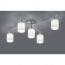 LED Plafondlamp - Trion Gorino - E14 Fitting - 5-lichts - Rond - Mat Wit - Aluminium 2