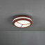 LED Plafondlamp - Trion Murinay - Opbouw Rond - Waterdicht IP54 - E27 Fitting - 2-lichts - Roestkleur - Kunststof 5