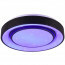 LED Plafondlamp WiZ - Plafondverlichting - Trion Monan - 20W - Aanpasbare Kleur - RGBW - Rond - Mat Zwart - Aluminium 4