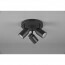 LED Plafondspot - Trion Artion - GU10 Fitting - Spatwaterdicht IP44 - Rond - Mat Zwart - Aluminium 5
