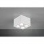 LED Plafondspot - Trion Bisqy - GU10 Fitting - 4-lichts - Vierkant - Mat Wit - Aluminium 3