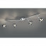 LED Plafondspot - Trion Brista - E14 Fitting - 4-lichts - Rond - Glans Chroom - Aluminium 2