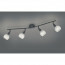 LED Plafondspot - Trion Brista - E14 Fitting - 4-lichts - Rond - Mat Zwart - Aluminium 2