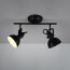 LED Plafondspot - Trion Gini - E14 Fitting - 2-lichts - Rond - Mat Zwart - Aluminium 2