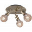 LED Plafondspot - Trion Korli - E27 Fitting - 3-lichts - Rond - Mat Brons - Aluminium 2