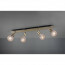 LED Plafondspot - Trion Korli - E27 Fitting - 4-lichts - Rond - Mat Brons - Aluminium 4