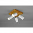 LED Plafondspot - Trion Milona - GU10 Fitting - 4-lichts - Rond - Mat Wit - Aluminium 2