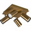 LED Plafondspot - Trion Monla - GU10 Fitting - 4-lichts - Rond - Antiek Koper - Aluminium 2