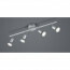 LED Plafondspot - Trion Pamo - GU10 Fitting - 12W - Warm Wit 3000K - 4-lichts - Rechthoek - Mat Titaan - Aluminium 2