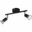 LED Plafondspot - Trion Pamo - GU10 Fitting - 2-lichts - Rond - Mat Zwart - Aluminium 2