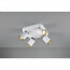 LED Plafondspot - Trion Pirlo - GU10 Fitting - 4-lichts - Vierkant - Mat Wit - Aluminium 4