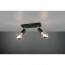 LED Plafondspot - Trion Zuncka - E27 Fitting - 2-lichts - Rechthoek - Mat Zwart - Aluminium 3