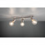 LED Plafondspot - Trion Zuncka - E27 Fitting - 3-lichts - Rechthoek - Mat Nikkel - Aluminium 3