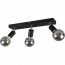 LED Plafondspot - Trion Zuncka - E27 Fitting - 3-lichts - Rechthoek - Mat Zwart - Aluminium 2