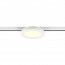LED Railverlichting - Plafondlamp - Plafondverlichting - Trion Dual Camy - 2 Fase - 9W - Warm Wit 3000K - Dimbaar - Rond - Mat Wit - Kunststof